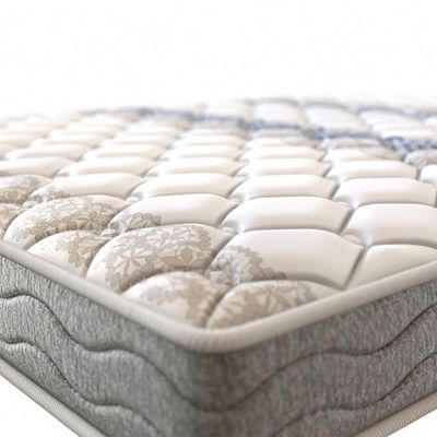 Colchão Queen Espuma D45 Guarda Costas Probel 20cm Branco/Cinza (158x198x20cm)