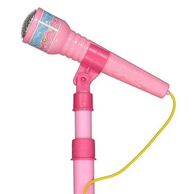 Brinquedo Microfone Infantil C- Pedestal Rosa - Fênix