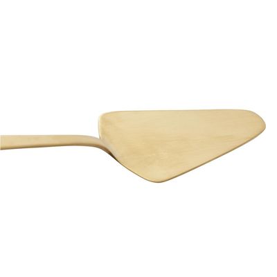 Espátula para bolo em aço inox Wolff Berna 2x4,5x23cm dourado fosco