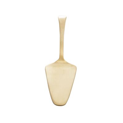 Espátula para bolo em aço inox Wolff Berna 2x4,5x23cm dourado fosco
