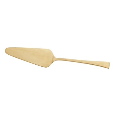 Espátula para bolo em aço inox Wolff Berna 2x4,5x23cm dourado fosco
