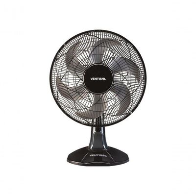 Ventilador De Mesa Ventisol Oscilante 40cm Turbo 6 Preto-cinza 110V