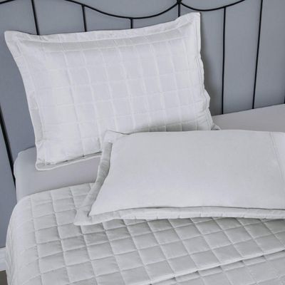 Porta Travesseiro Matelado Soft 1 Peça 70cm X 50cm 100% Poliéster - Branco