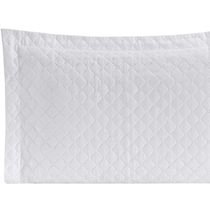 Porta Travesseiro Com Debrum Requinte Liso 01 Peça - na opção de cor Branco