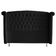 Cabeceira De Cama Box Luxo King 195 Cm Suede Preto Do Lar Móveis