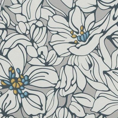 Papel De Parede Ddd Em 3d Max 28364 Floral - Rolo 10m X 0,53m