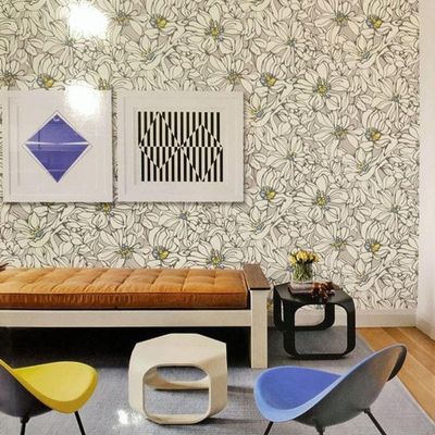 Papel De Parede Ddd Em 3d Max 28364 Floral - Rolo 10m X 0,53m