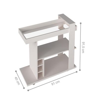 Bar Aparador 1 Prateleiras Pawnee Off White