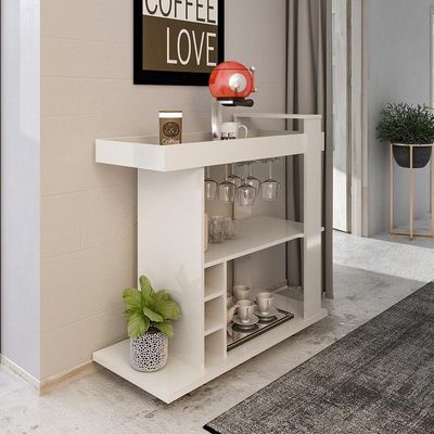 Bar Aparador 1 Prateleiras Pawnee Off White
