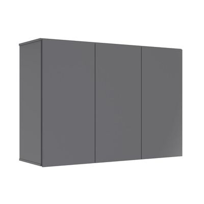 Armário Aéreo Aliex 03 Portas Cinza