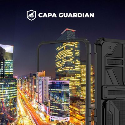 Capa Guardian para Samsung Galaxy S22 Plus - Preta - Gshield