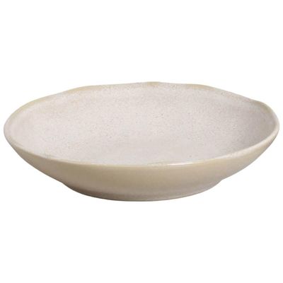 Conjunto 6 Pratos Fundos 22cm 6 Pratos Rasos 27cm Cerâmica Porto Brasil Off White Bio Latte