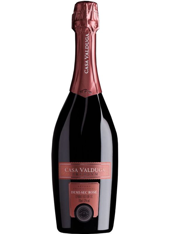 ESPUMANTE CASA VALDUGA PREMIVM DEMI SEC ROSE 750ML