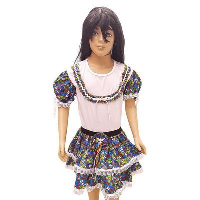 Fantasia Festa Junina Infantil Divino Espírito Santo Tamanho G