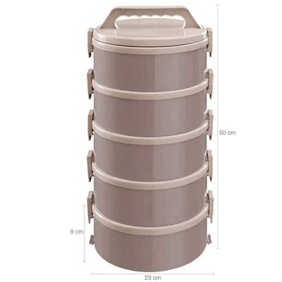 Cj 5 Marmitas Térmicas 25 Pratos Térmicos 1,8L Cappuccino Simonaggio Treviso