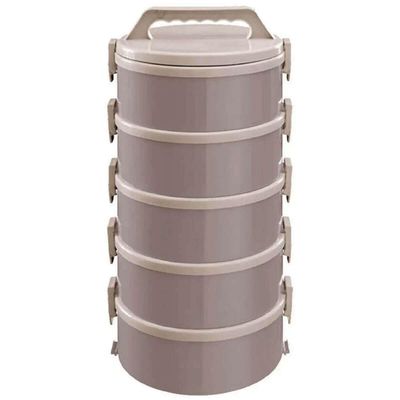 Cj 5 Marmitas Térmicas 25 Pratos Térmicos 1,8L Cappuccino Simonaggio Treviso
