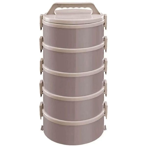 Cj 5 Marmitas Térmicas 25 Pratos Térmicos 1,8L Cappuccino Simonaggio Treviso