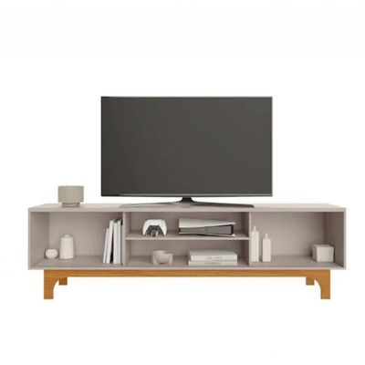 Rack Para Até 70" Trunfo Jcm Movelaria - Cinamomo/off