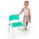 Kit 11 Cadeira Iso Infantil Creche, Escola Base Cinza Azul