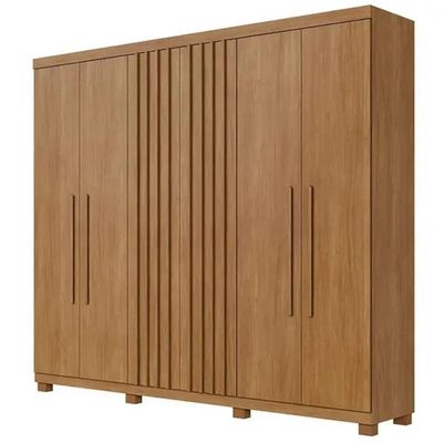 Guarda Roupa Millano 6 Portas mdf Cinamomo - Benetil