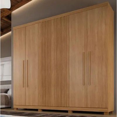 Guarda Roupa Millano 6 Portas mdf Cinamomo - Benetil