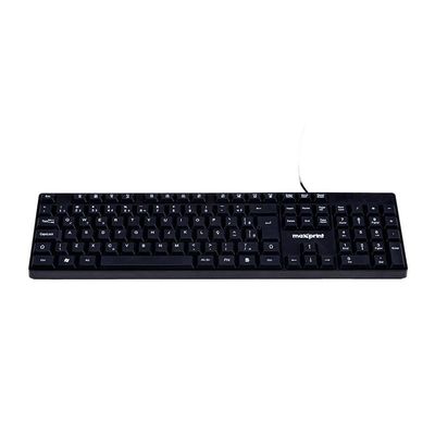 Teclado Maxprint Officeeasy Multimidia Fn Usb 2.0 Abnt2 Preto 60000153