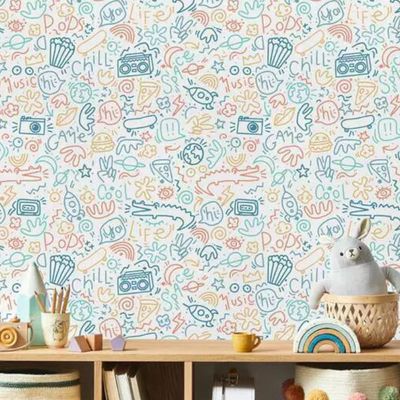 Papel de Parede HF Petit Infantil Colorido 45710