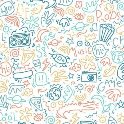 Papel de Parede HF Petit Infantil Colorido 45710