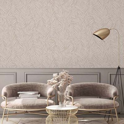 Papel de Parede Lille Folhagem Bege 52507