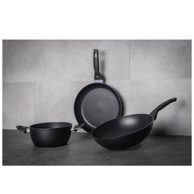 Frigideira em alumínio Barazzoni Dolomitica 28cm preta