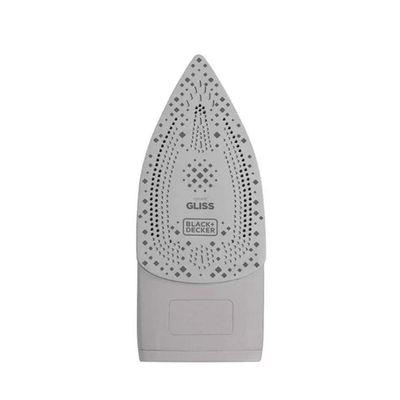 Ferro a vapor com antigotejamento Black+Decker 220v cinza e laranja