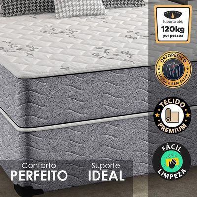 Colchão Casal Espuma D33 Ortopédico Piemonte 138x188x23cm - Maestro Colchões