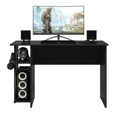 Mesa Gamer Com Suporte De Zalie Preto