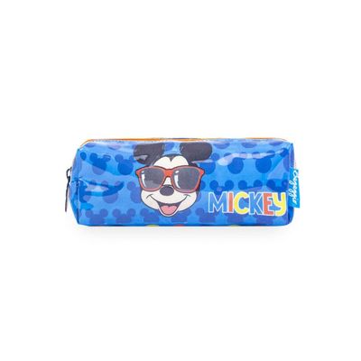 Estojo Escolar Masculino Mickey Azul U / Azul