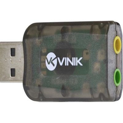 Adaptador Placa De Som Usb 5.1 Canais Virtual Ausb51
