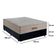 Cama Box Casal Sintético Cremil + Colchão Molas Ensacadas Airprime 138cm Preto
