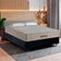 Cama Box Casal Sintético Cremil + Colchão Molas Ensacadas Airprime 138cm Preto