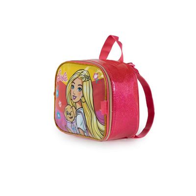 Lancheira Escolar Infantil Feminina Barbie Premium Rosa U / Rosa