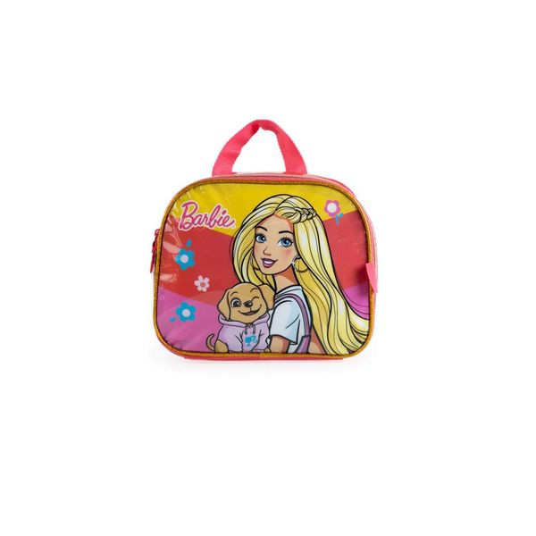 Lancheira Escolar Infantil Feminina Barbie Premium Rosa U / Rosa