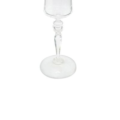 Jogo de taças champanhe cristal ecológico Bohemia Grace 190ml 6 peças prata rim