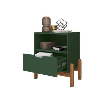 Mesa De Cabeceira Nice Verde Oliva