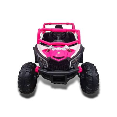 Quadriciclo Utv Carro Elétrico Bang Toys Infantil 12v R3 Com Controle Remoto Rosa