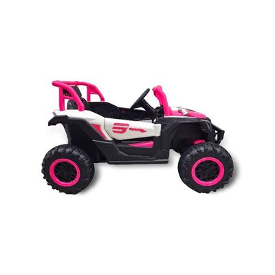 Quadriciclo Utv Carro Elétrico Bang Toys Infantil 12v R3 Com Controle Remoto Rosa