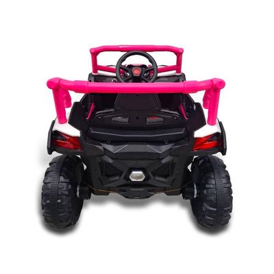 Quadriciclo Utv Carro Elétrico Bang Toys Infantil 12v R3 Com Controle Remoto Rosa