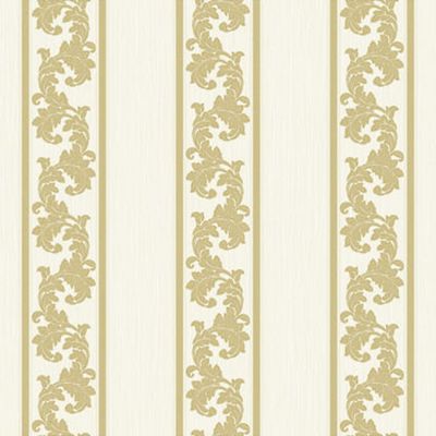 Papel de Parede Fiesta Modern Damask Listrado Dourado 533121 Fiesta Modern 533121