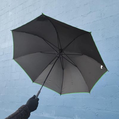 Guarda-Chuva Automático Longo Sombrinha United Colors Benetton Preto