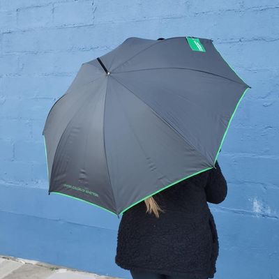 Guarda-Chuva Automático Longo Sombrinha United Colors Benetton Preto