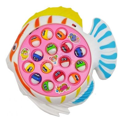 Brinquedo Jogo De Pescar Infantil Rosa - Fenix