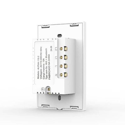 Tomada Inteligente Com Interruptor Wi-fi 2 Botões Alexa E Google Bivolt