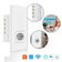 Tomada Inteligente Com Interruptor Wi-fi 2 Botões Alexa E Google Bivolt